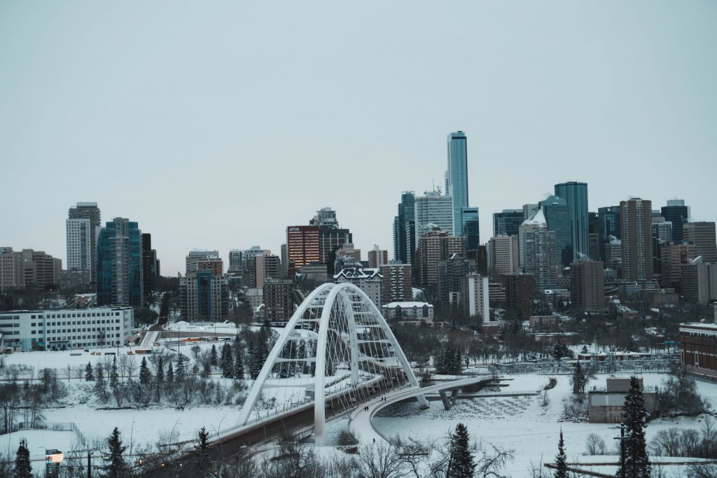 A view of Edmonton