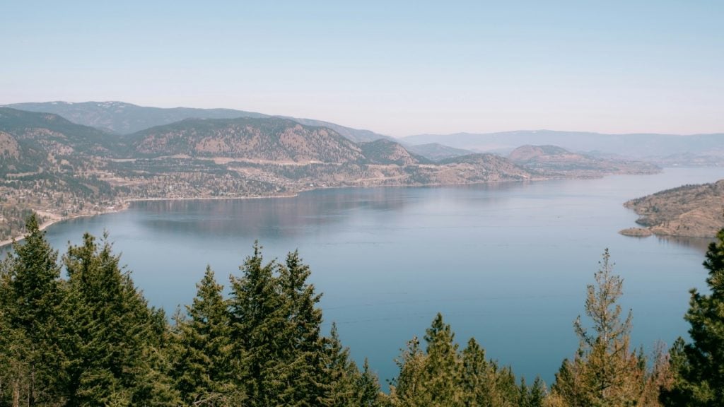 A charming view of Okanagan lake - one of the best real estate regions in Canada
