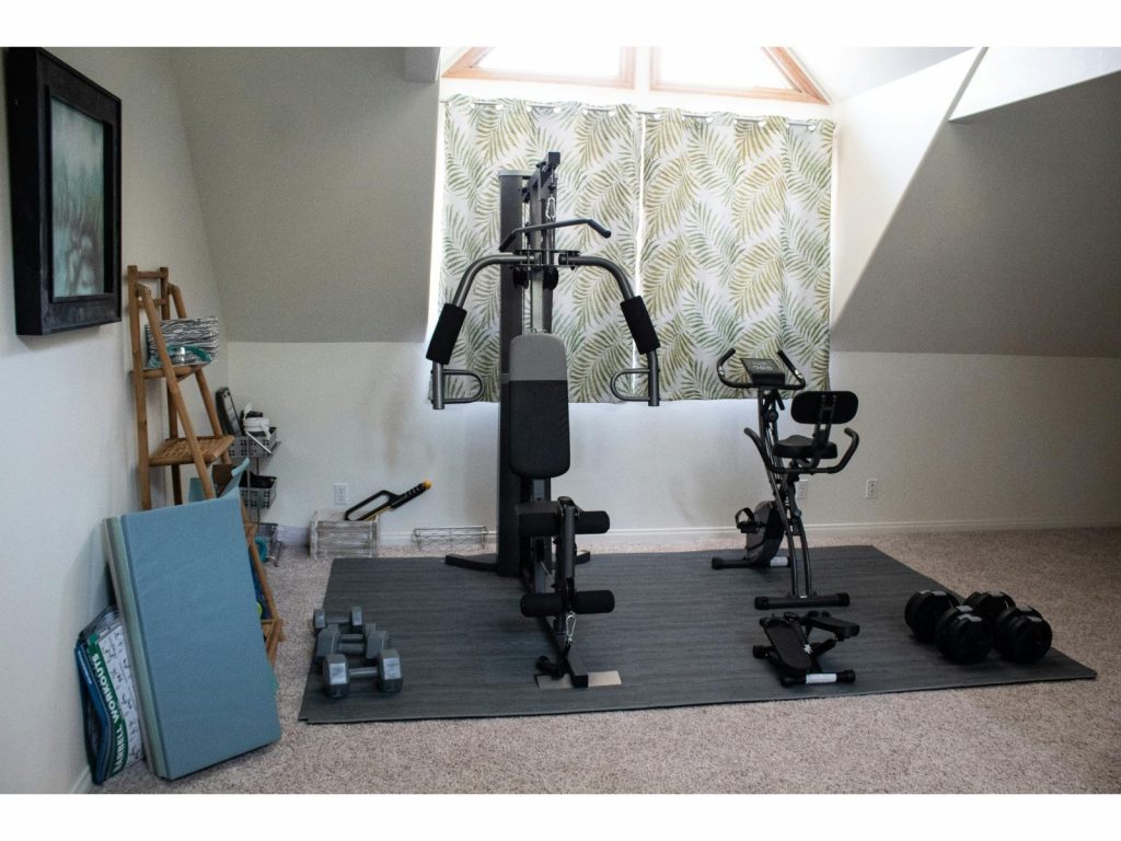 A home gym is another coveted home feature.